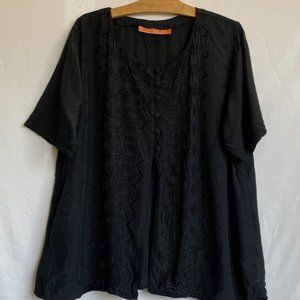 Embroidered Tunic Top